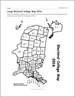 Large Electoral College Map 2016