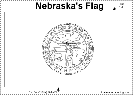 nebraska coloring pages - photo #18